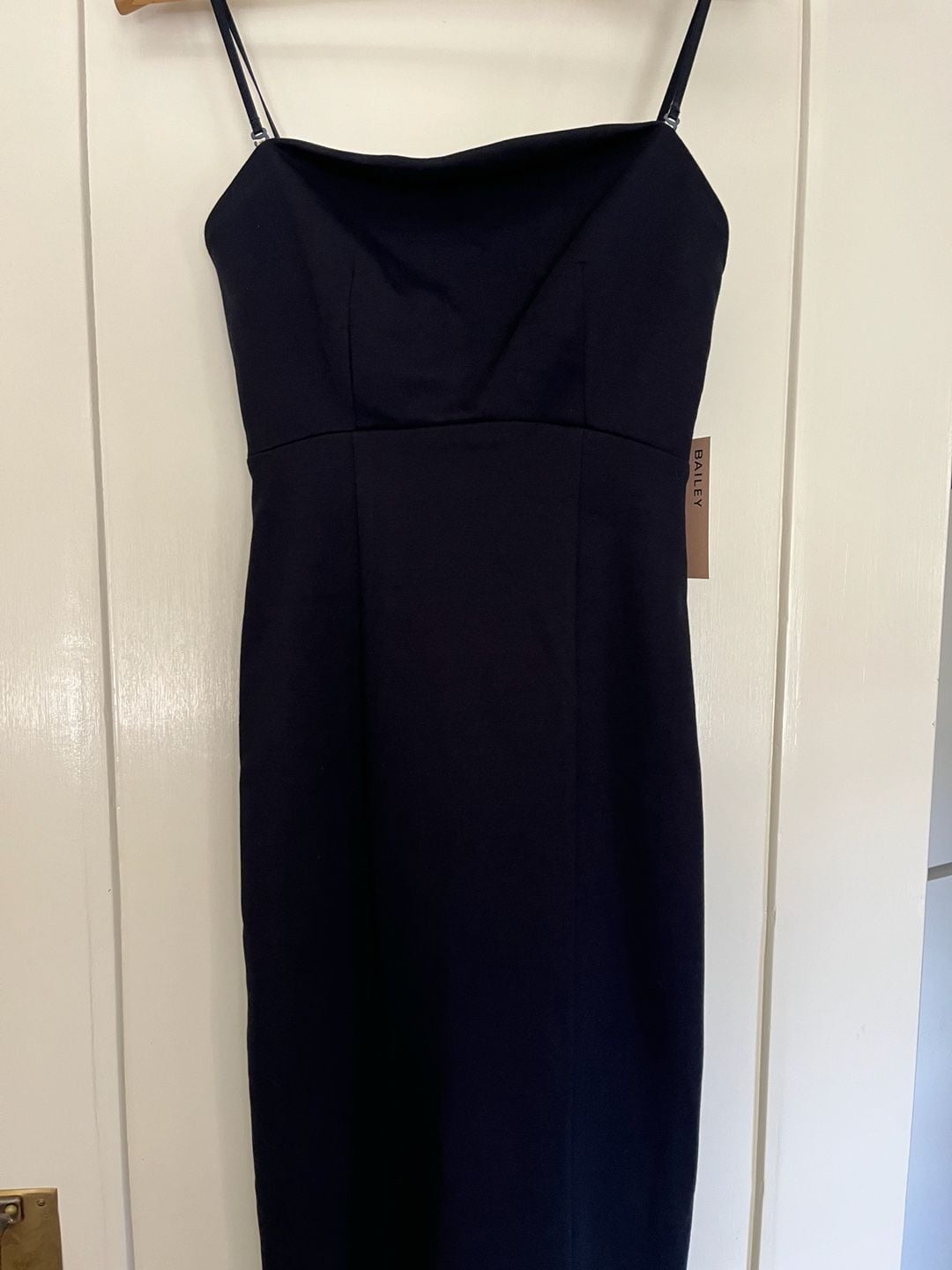 Bailey 44 Zori Ponte Midi Dress in Black 2