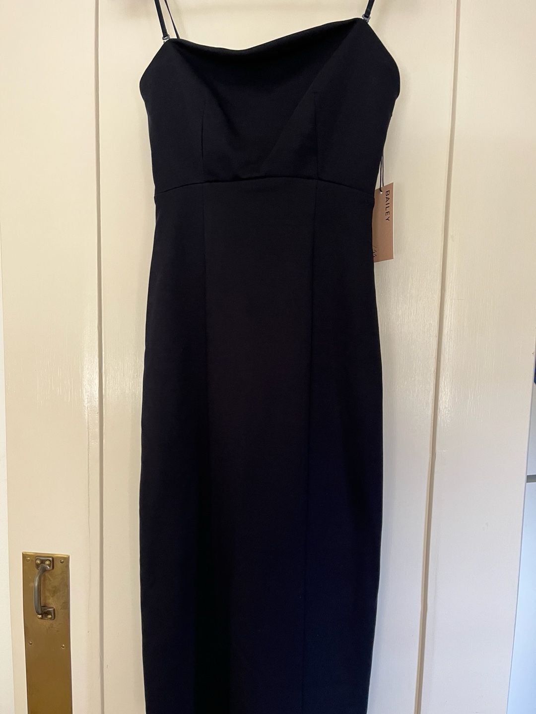 Bailey 44 Zori Ponte Midi Dress in Black 8