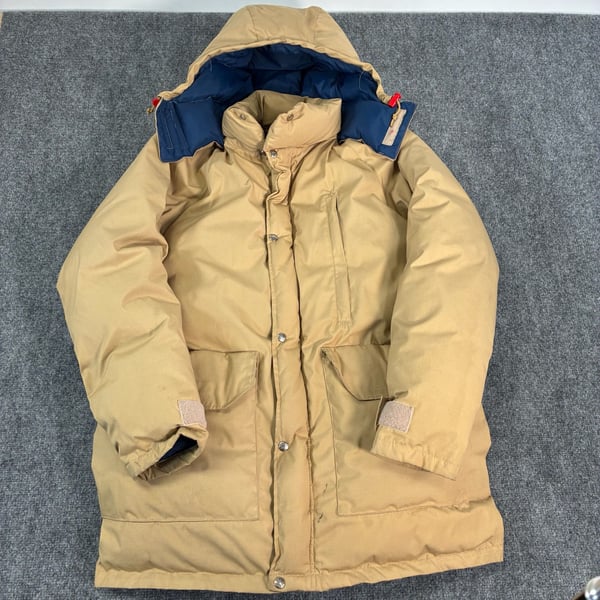 VTG 1980s THE NORTH FACE Mens Size Large Goose Down Sierra Jacket Coat Khaki
