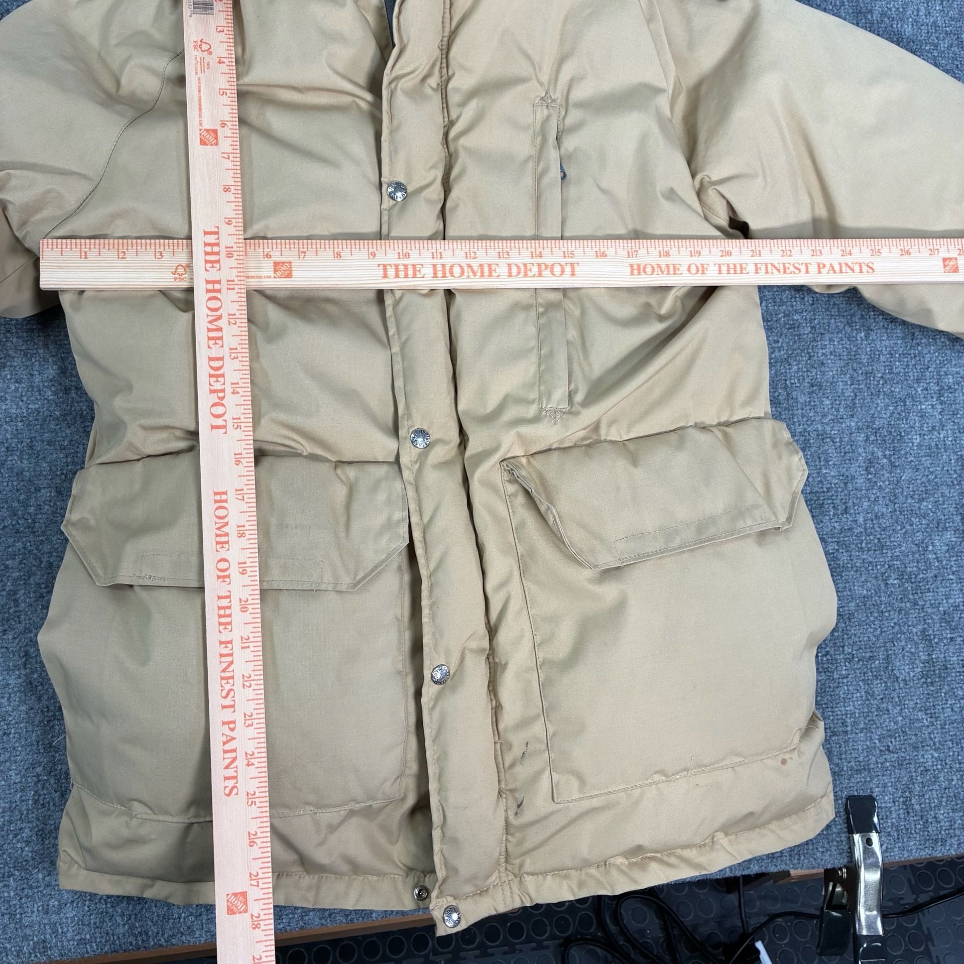 VTG 1980s THE NORTH FACE Mens Size Large Goose Down Sierra Jacket Coat Khaki 8