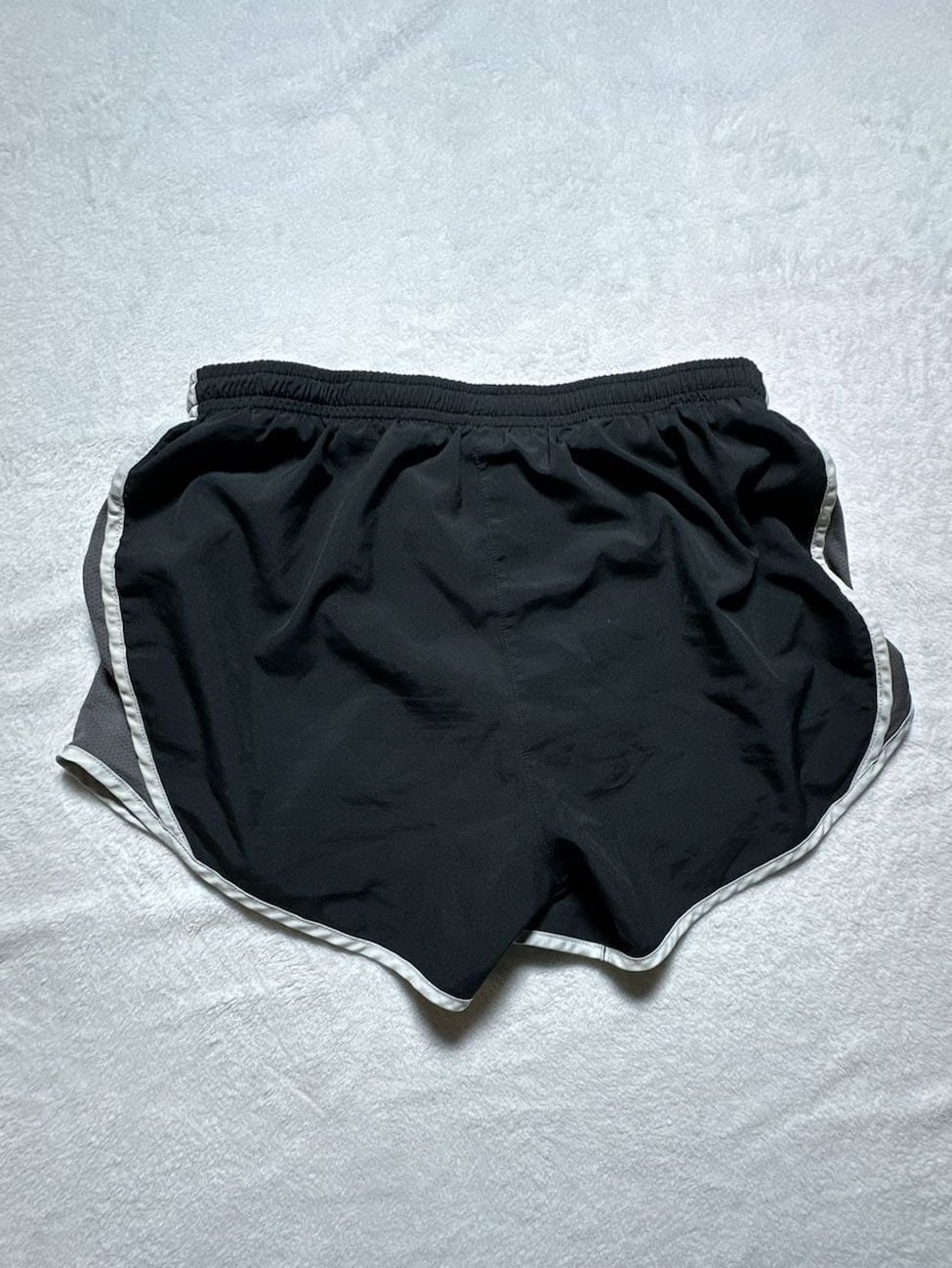 Nike Dri-FIT Tempo Women's Running Athletic Shorts Black and White 4