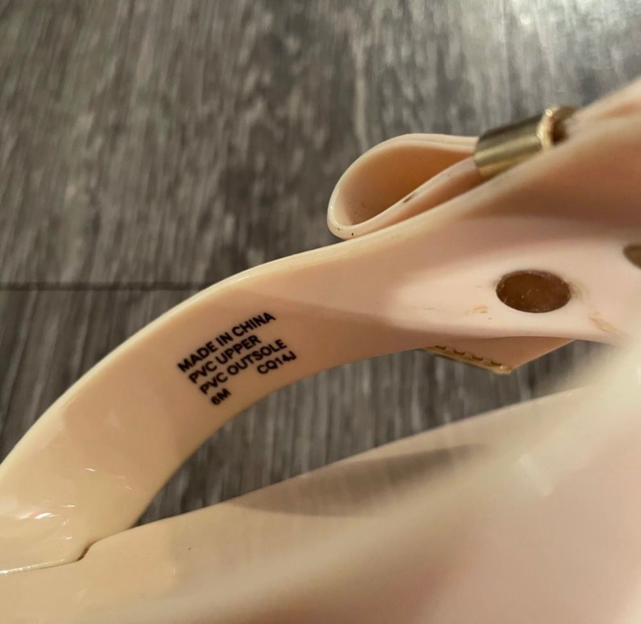 MICHAEL Michael Kors Kayden Jelly Bow Thong Sandals in Nude 5
