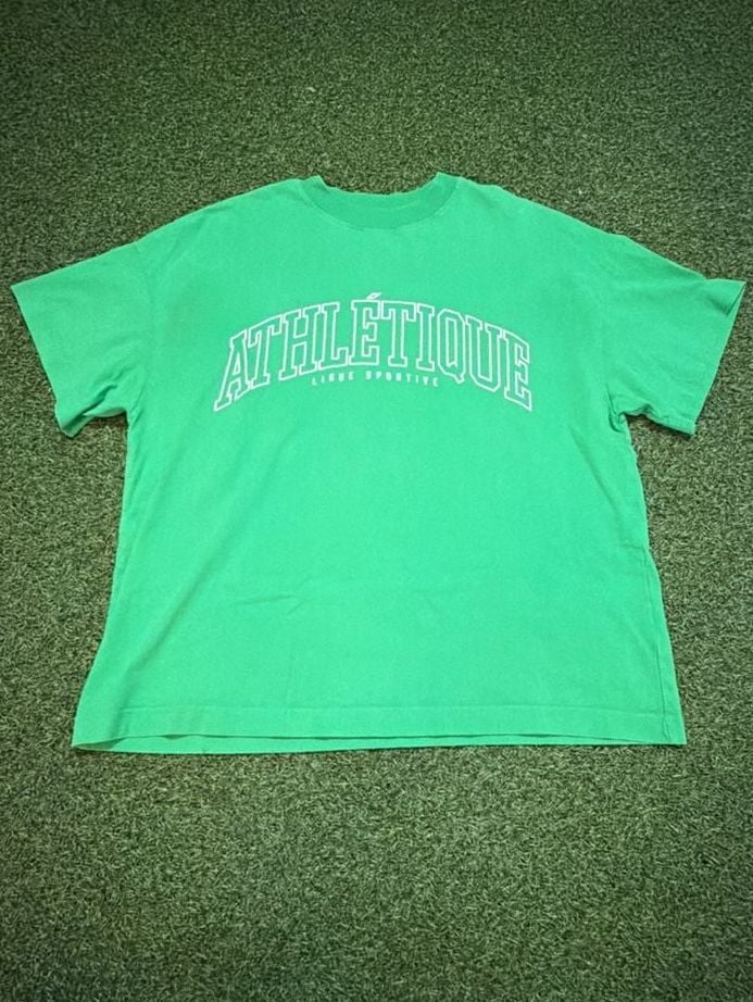 H&M Athletique Ligue Sportive Graphic Green T-Shirt 2