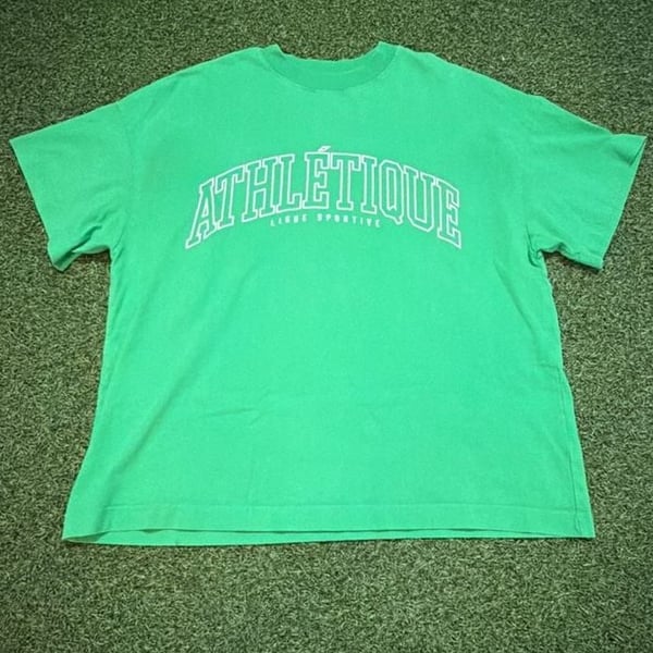 H&M Athletique Ligue Sportive Graphic Green T-Shirt