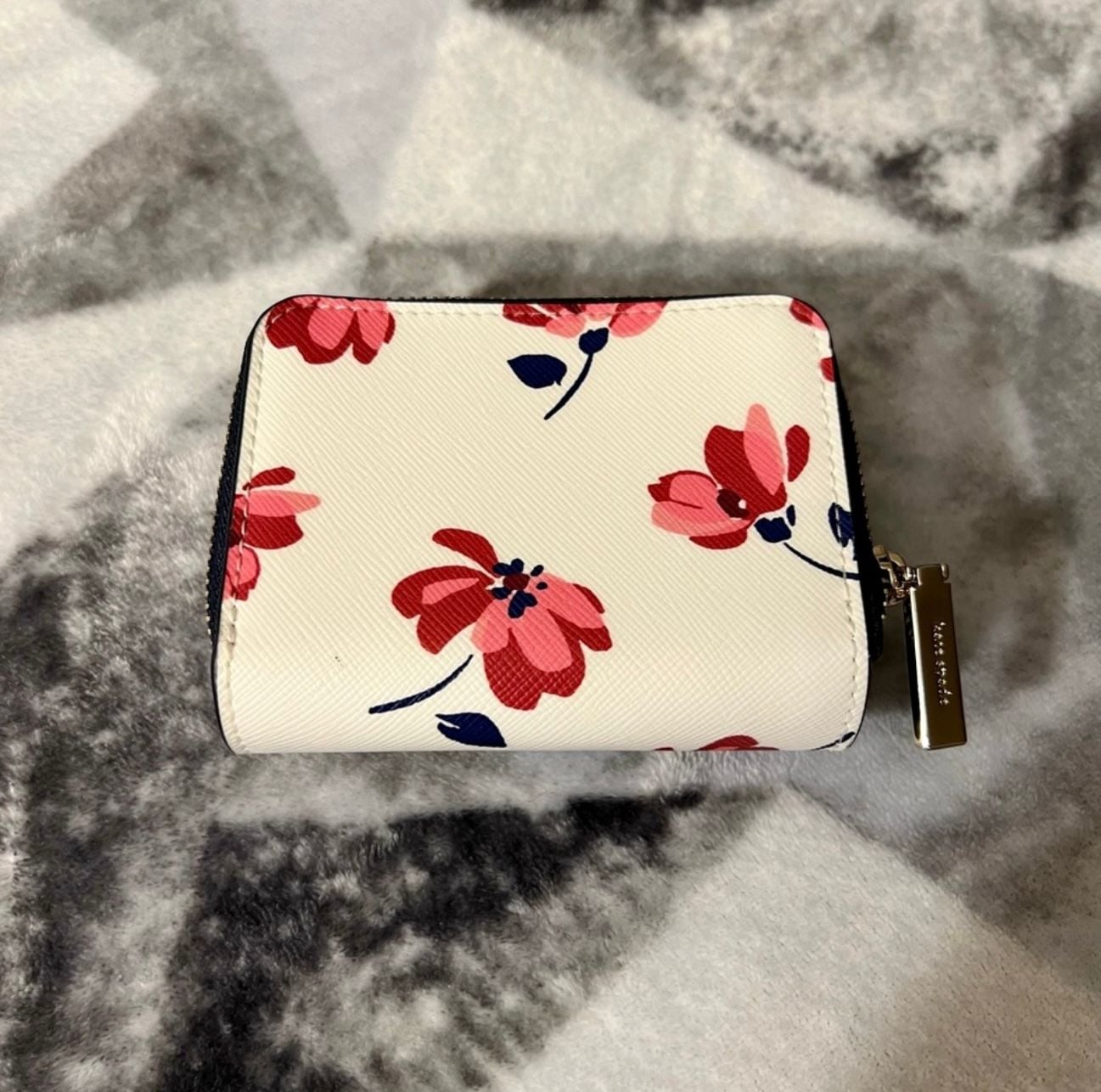 Kate Spade Staci Tea Garden Small Trifold Continental Wallet 2
