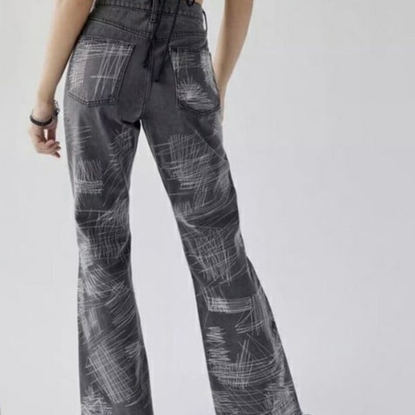 BDG 90's Bootcut Embroidered Scribble Jeans