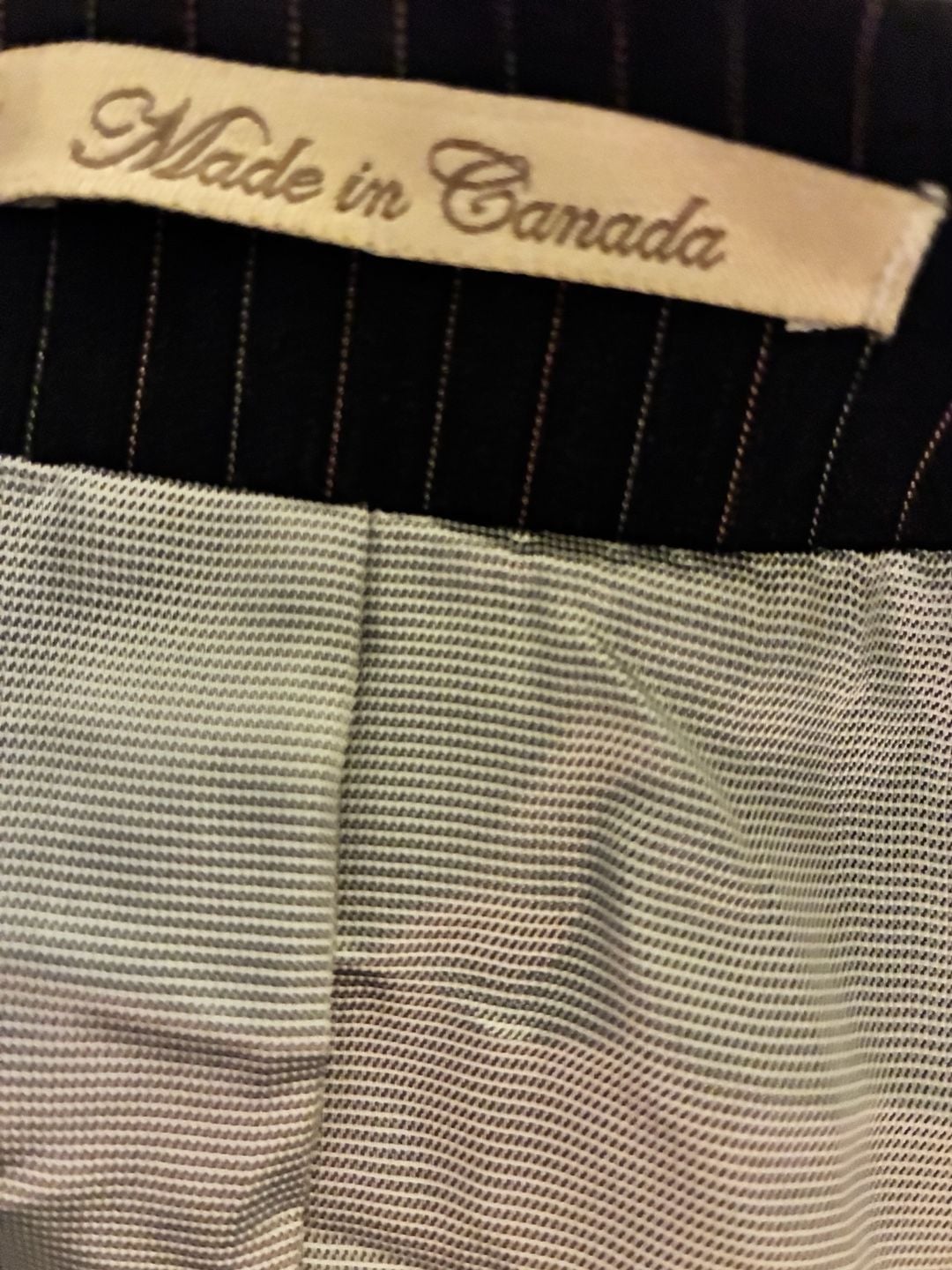 Peerless Couture International Men's Pinstripe Wool Suit 5