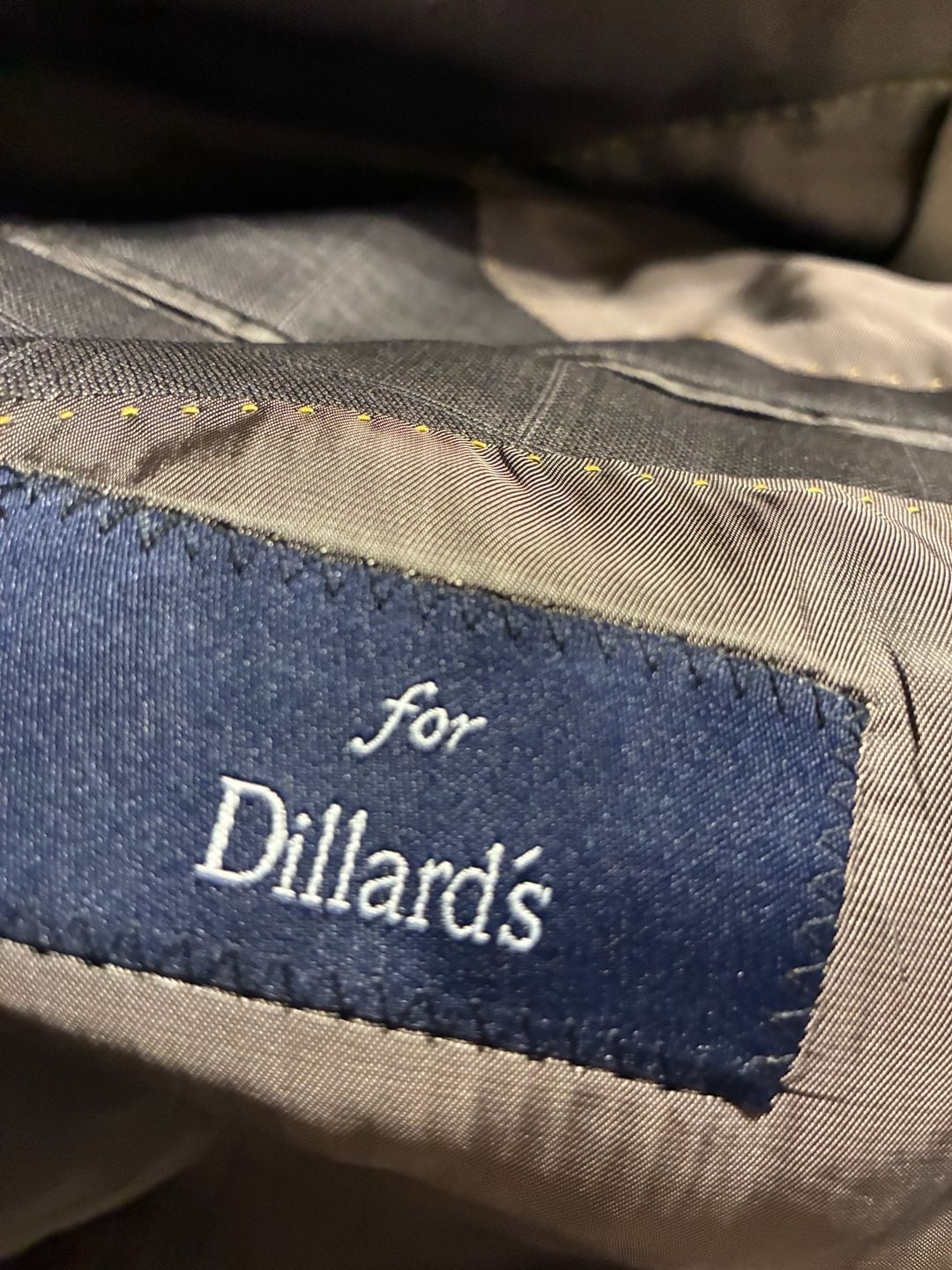 Hart Schaffner Marx Men's Gray Windowpane Plaid Two-Piece Suit for Dillard's 3