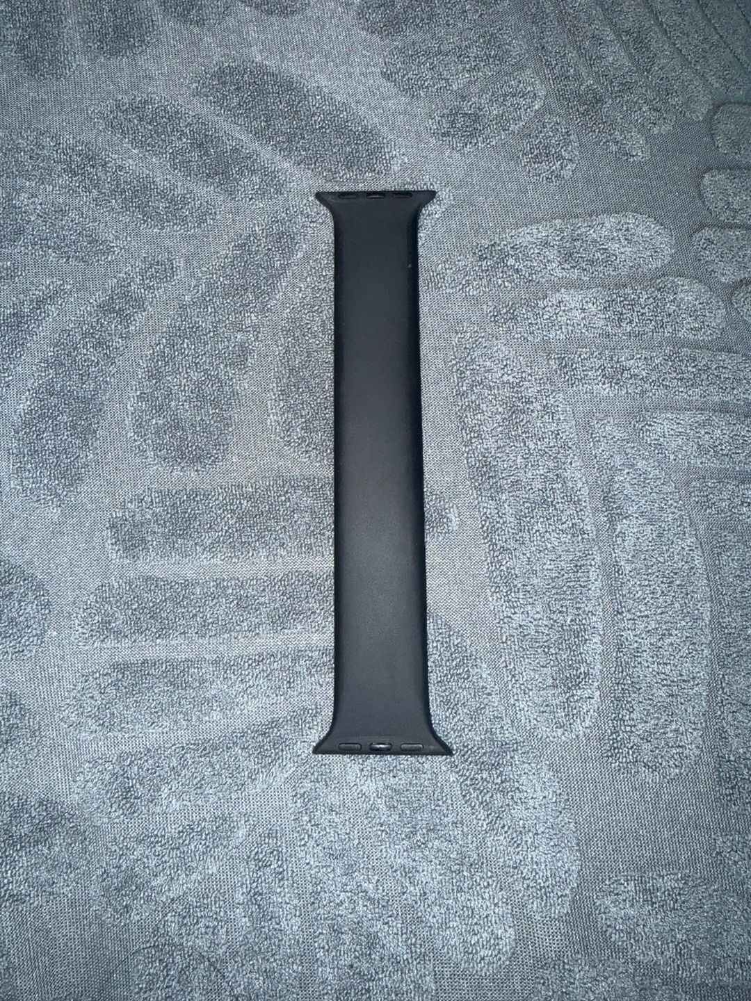 Apple Watch Solo Loop Black Silicone Band 1