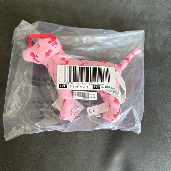 Victoria's Secret PINK Plush Valentine’s Day 2025 mini Dog