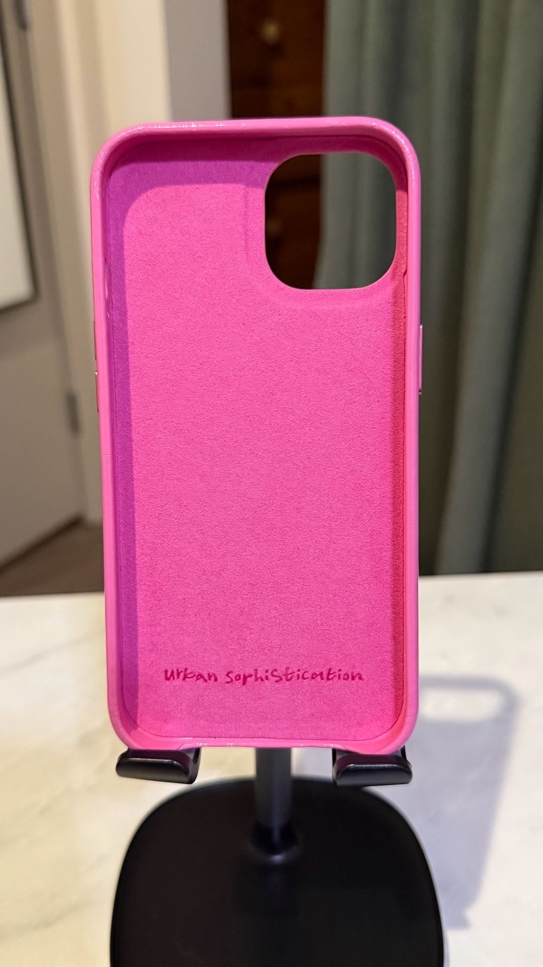 Urban Sophistication The Puffer Case for iPhone 13 in Pink Gloss 2