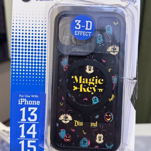 Disney Parks D-Tech Magic Key Halloween 3-D Effect iPhone Case (13/14/15)