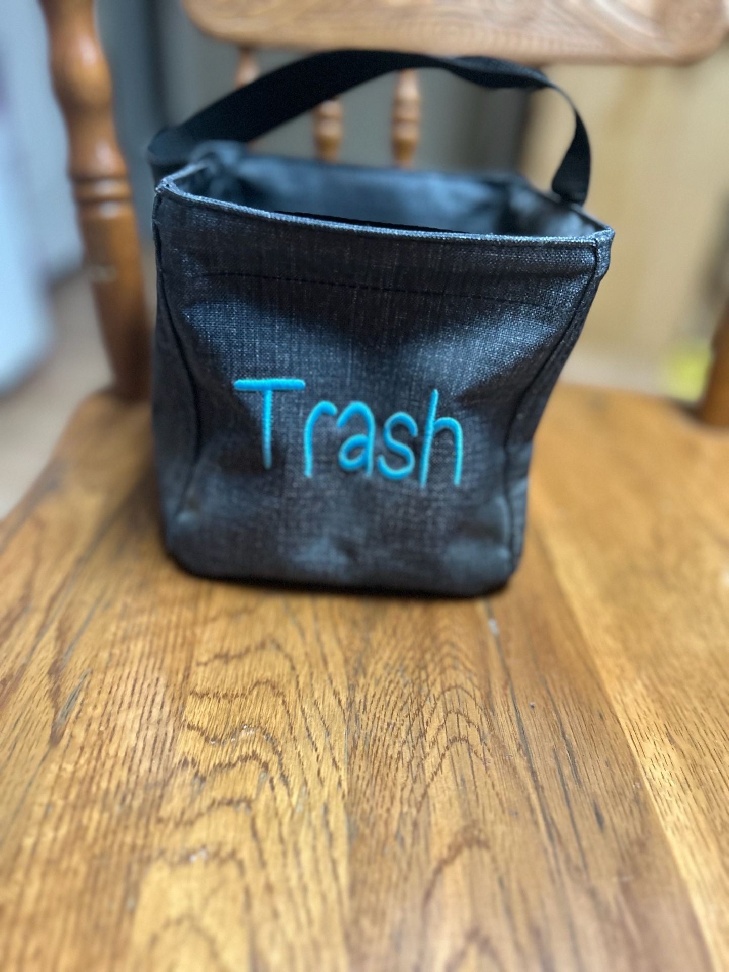 Thirty-One Littles Carry-All Caddy Organizer with 'Trash' Embroidery 1