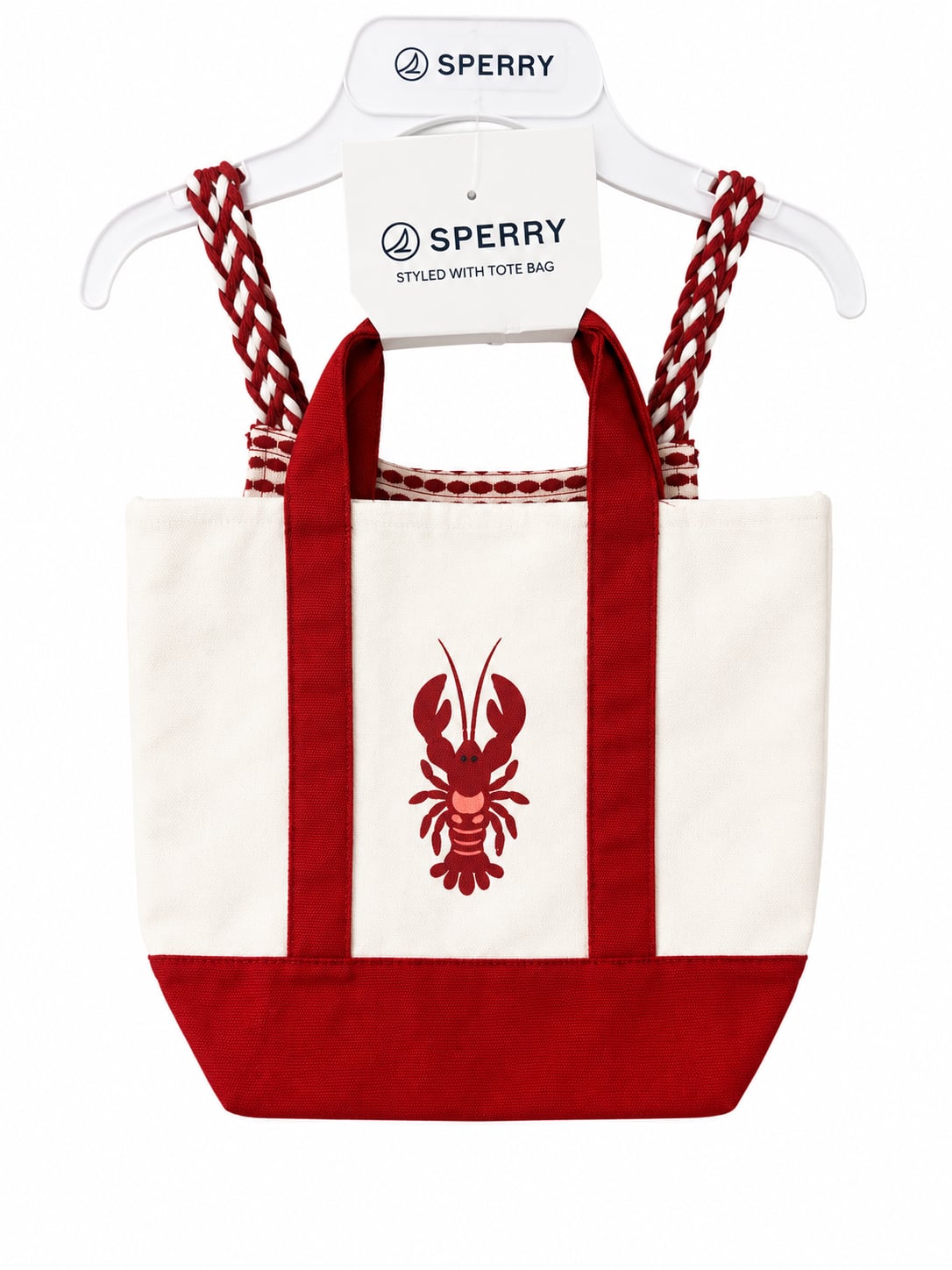 Sperry Girls 2-Piece Smocked Tank Top and Wide-Leg Pants Set with Lobster Tote Bag Girls Size 6 4