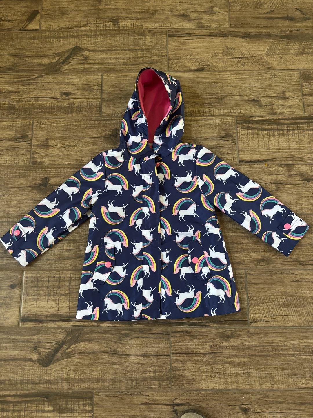 Carter's Girls Rainbow Rainslicker Jacket Size 2T 3T 4T 4 5/6 6X 2