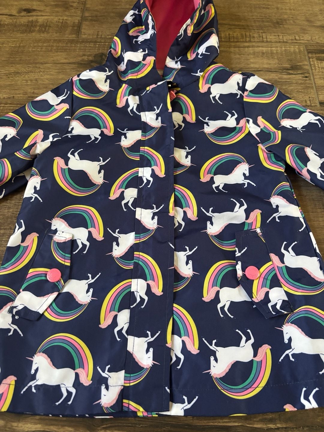Carter's Girls Rainbow Rainslicker Jacket Size 2T 3T 4T 4 5/6 6X 4
