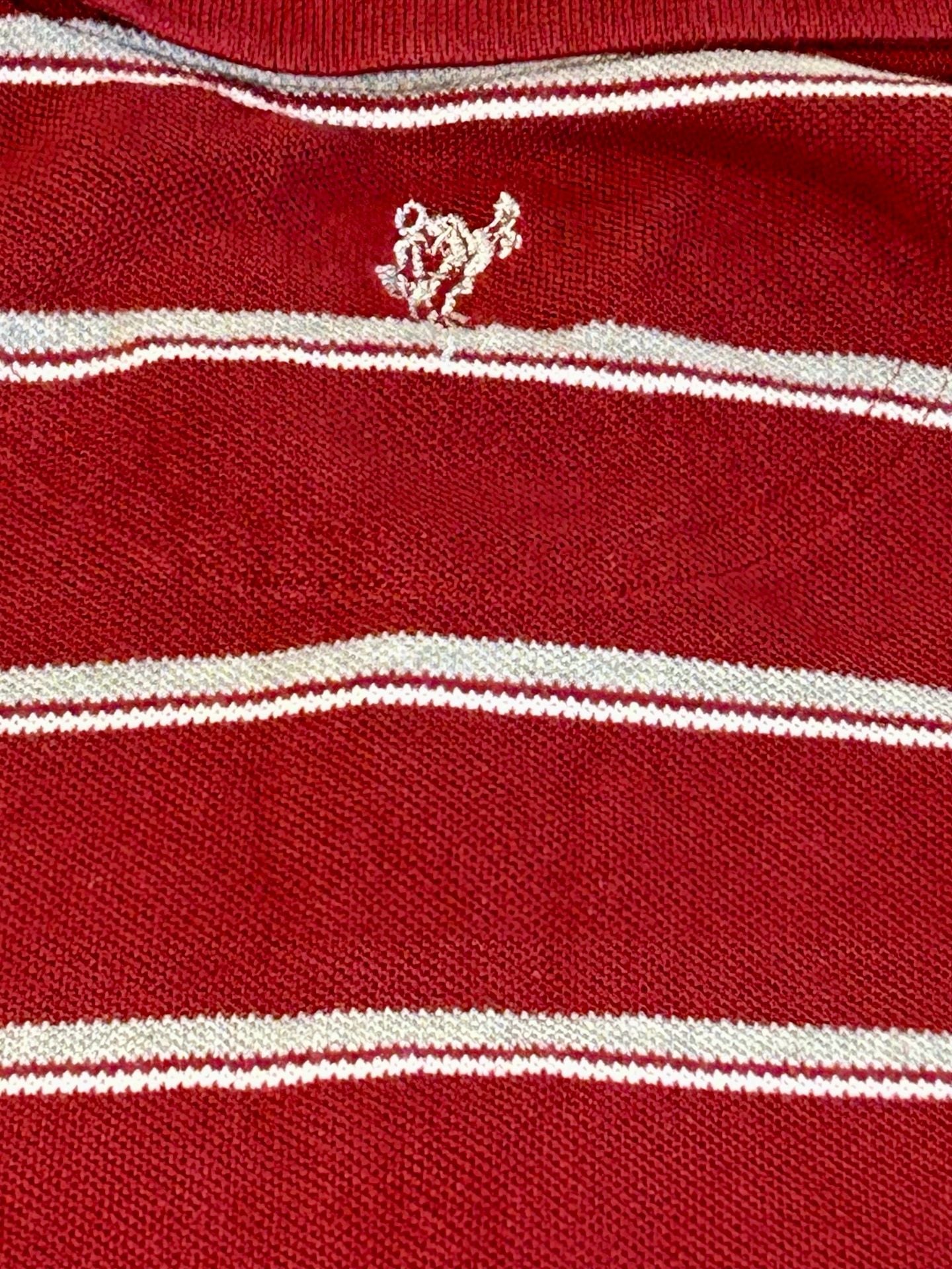 Ashworth University of Alabama Crimson Tide Striped Polo Shirt 6