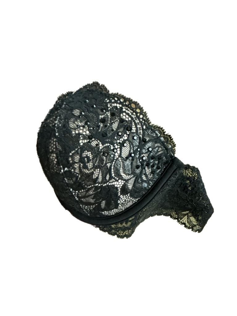 Victoria's Secret Strapless Padded Lace Bra - Black, Size 34B 5