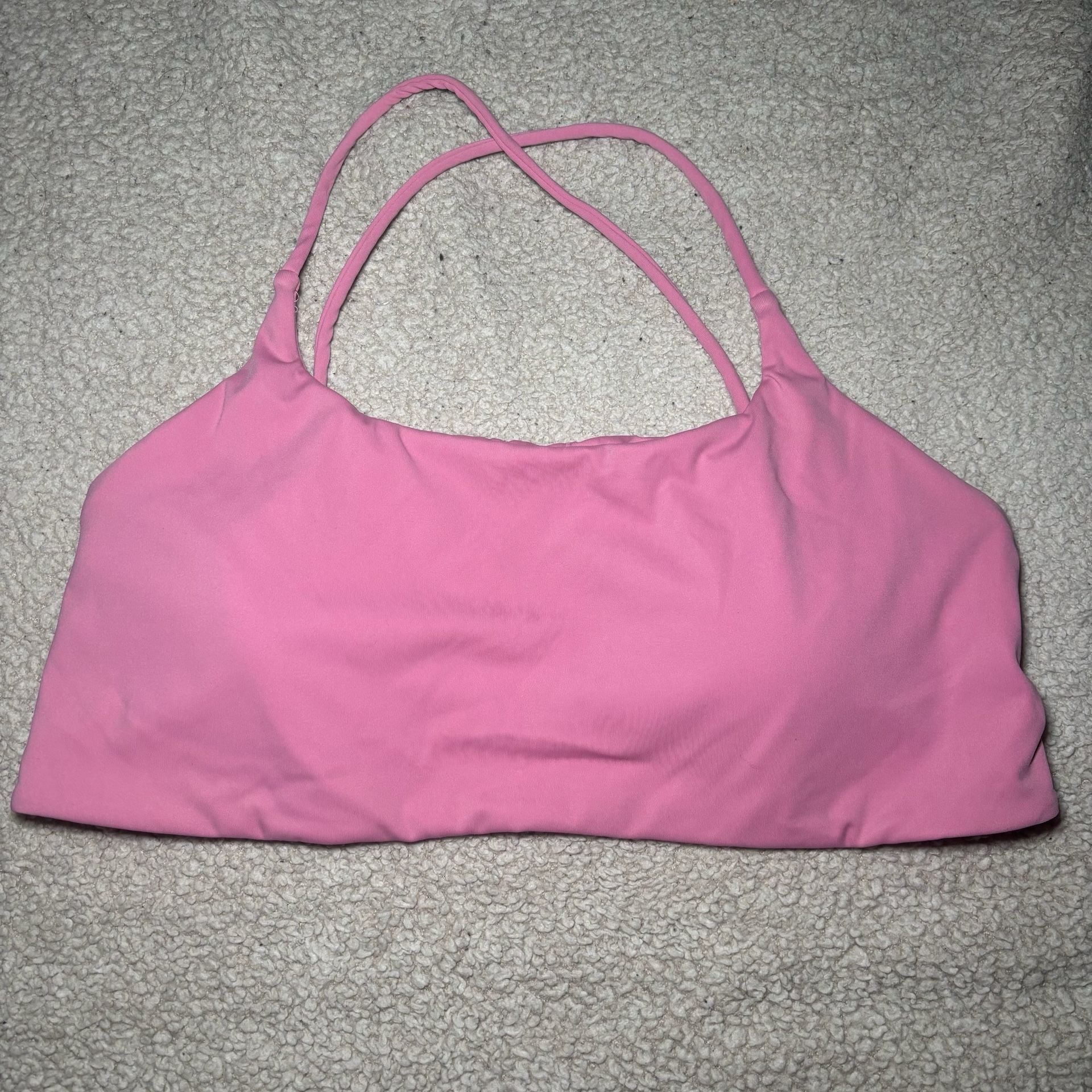 Unbranded Square Neck Cross-Back Athletic Sports Bra 2