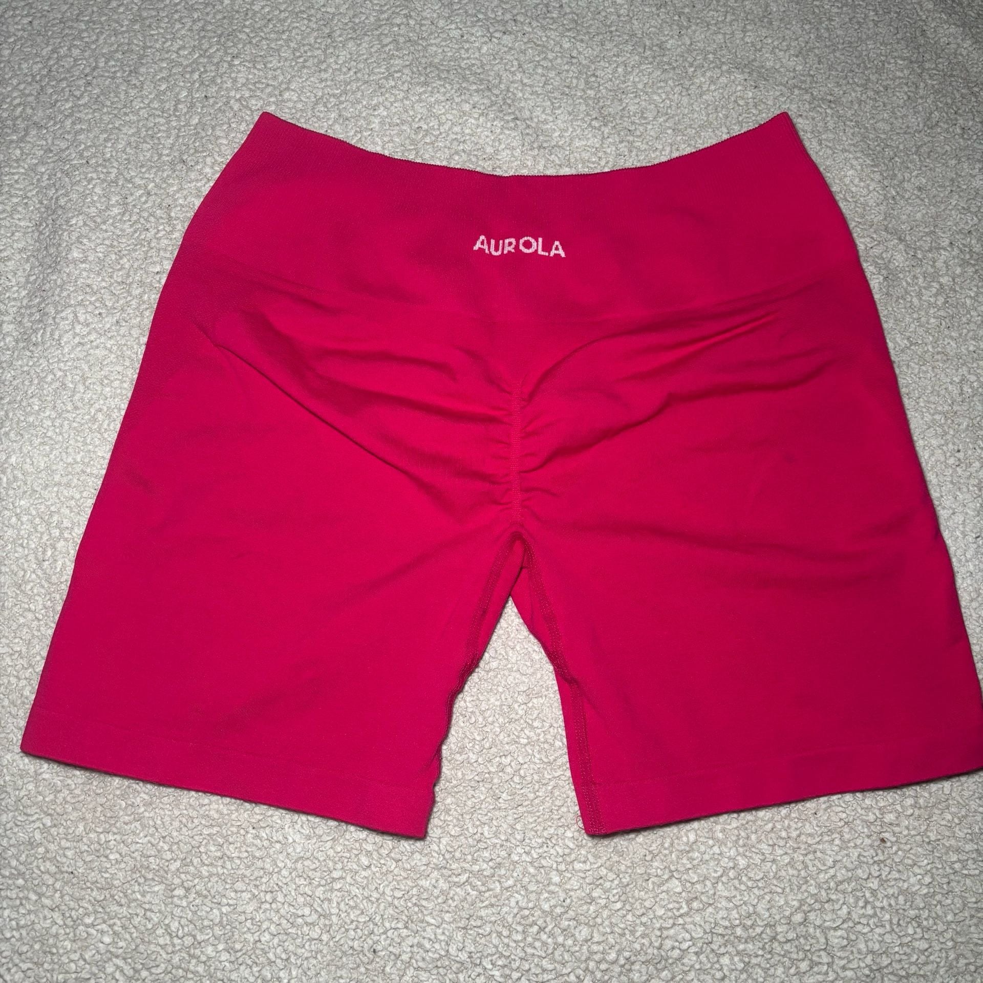 Aurola Influence Workout Shorts in Fuchsia 2