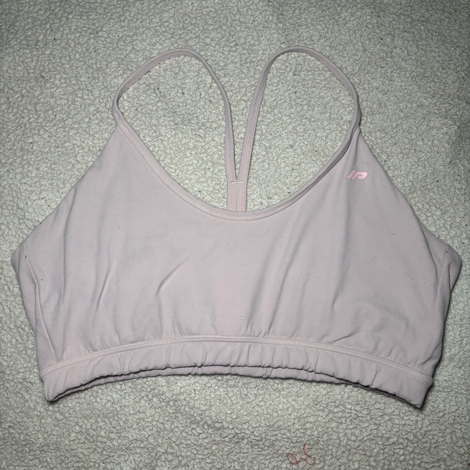 Inaka Power Women's Ruched Racerback Sports Bra, Lilac, Size L 2