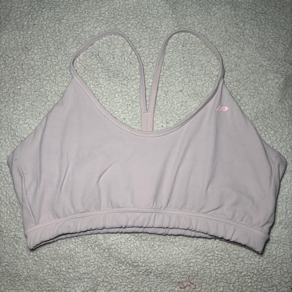 Inaka Power Women's Ruched Racerback Sports Bra, Lilac, Size L