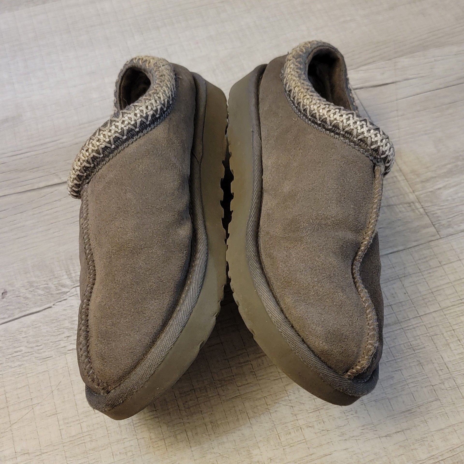 UGG Tasman Suede Slippers with Braided Trim 4