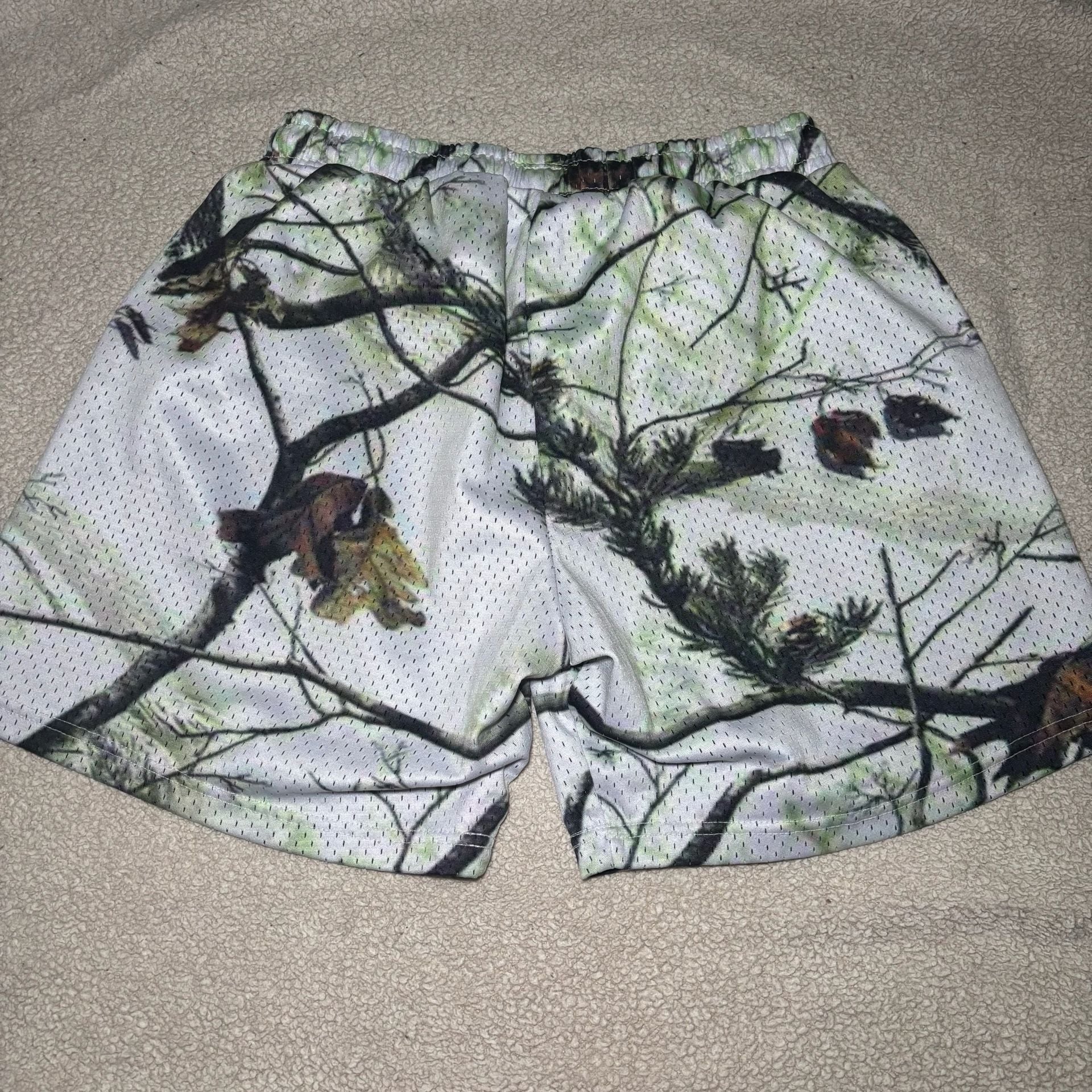 OC Mesh Basketball Shorts with Houston Print and Camo Pattern 5