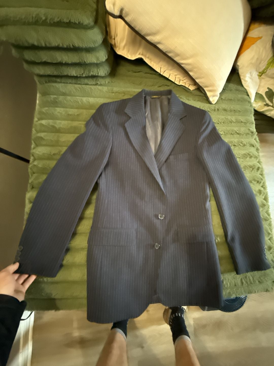 Vintage Levi's Menswear Action Suit Pinstripe Two-Piece Set 4