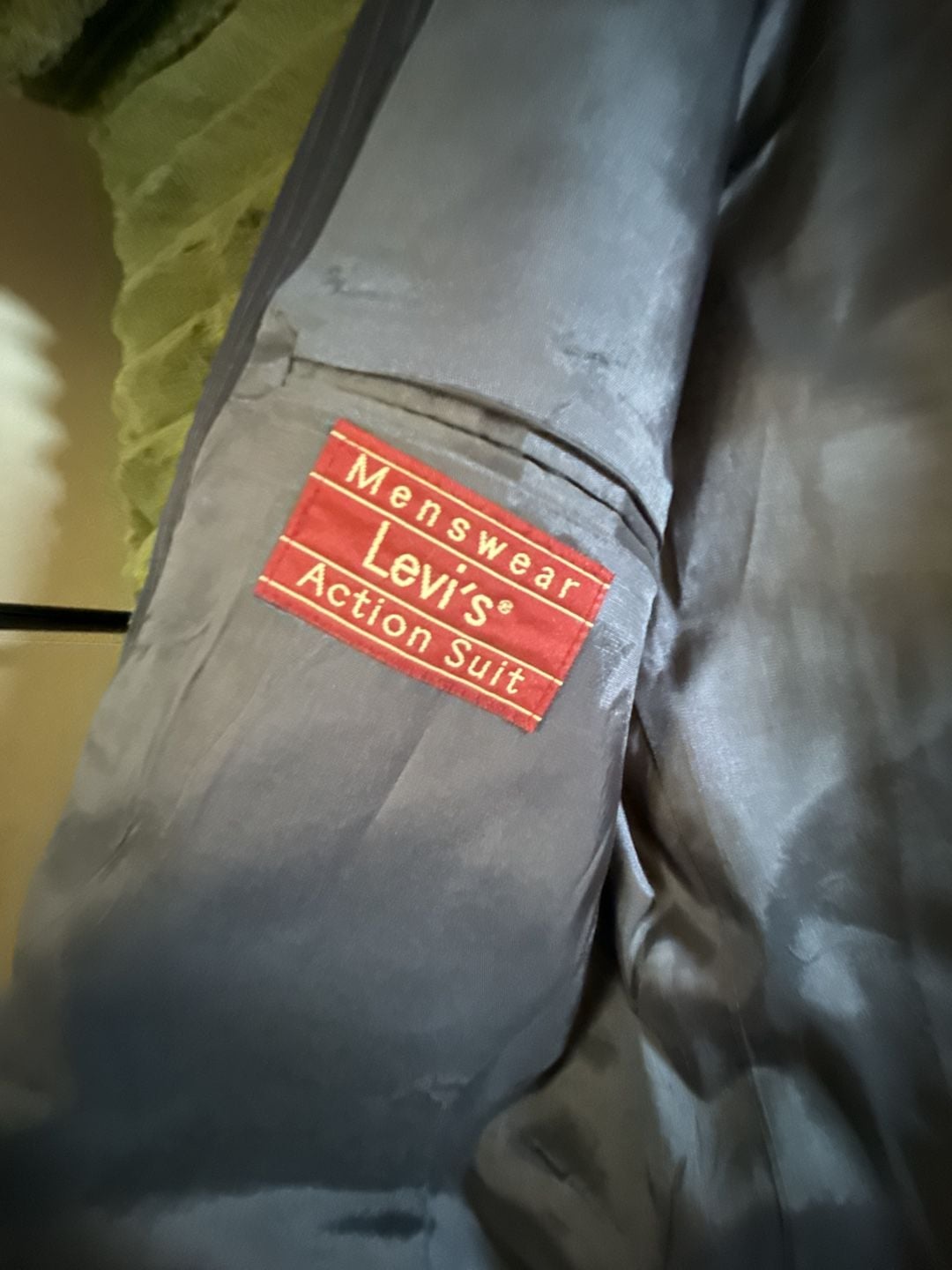 Vintage Levi's Menswear Action Suit Pinstripe Two-Piece Set 5