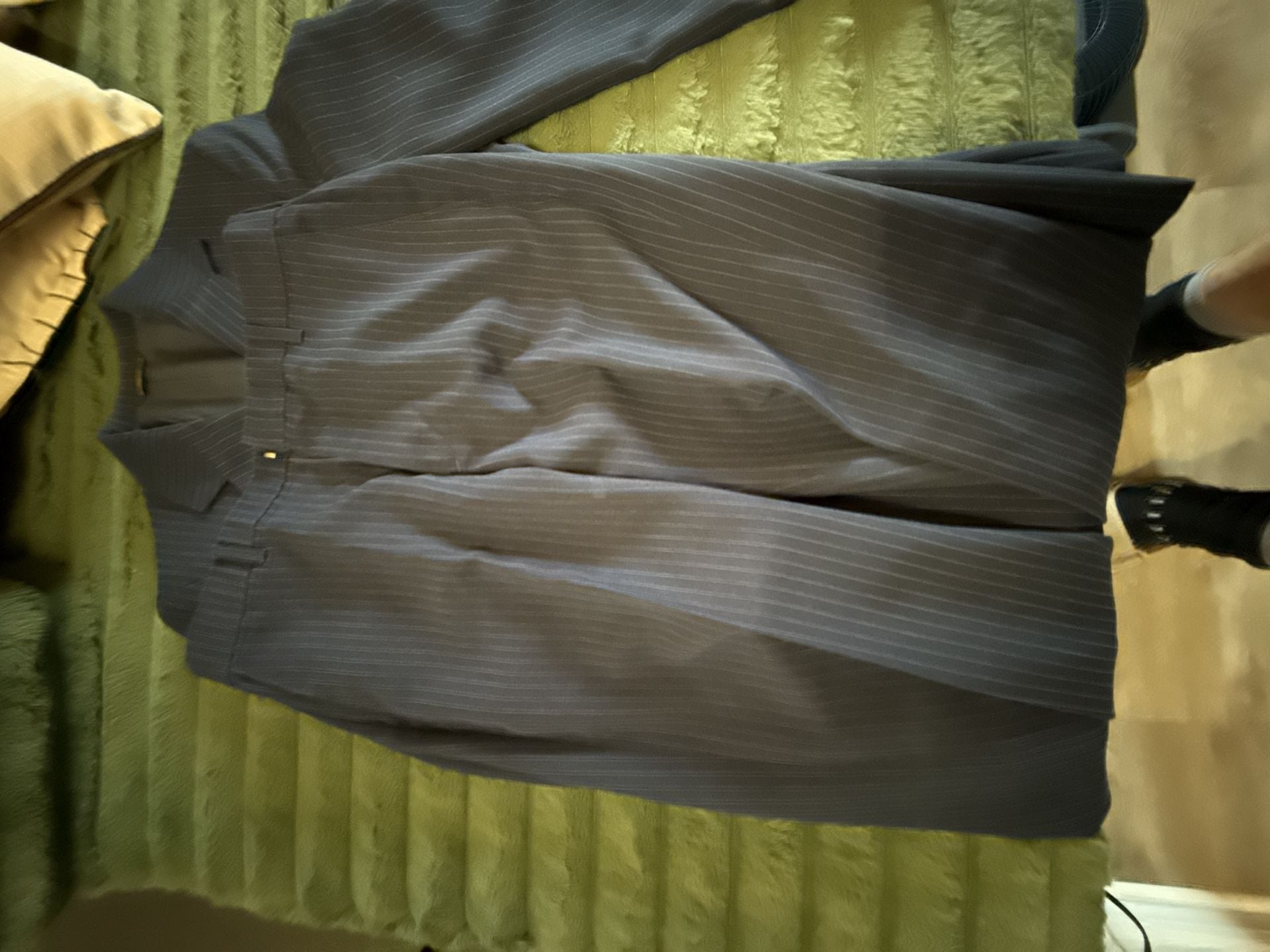 Vintage Levi's Menswear Action Suit Pinstripe Two-Piece Set 6