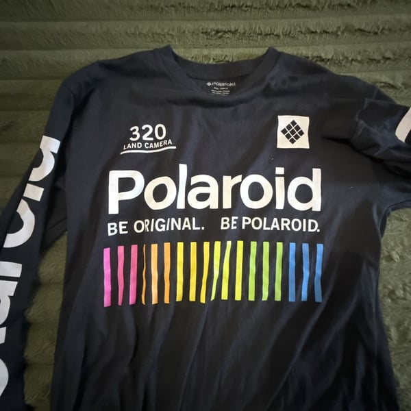 Polaroid 320 Land Camera Be Original Long Sleeve T-Shirt