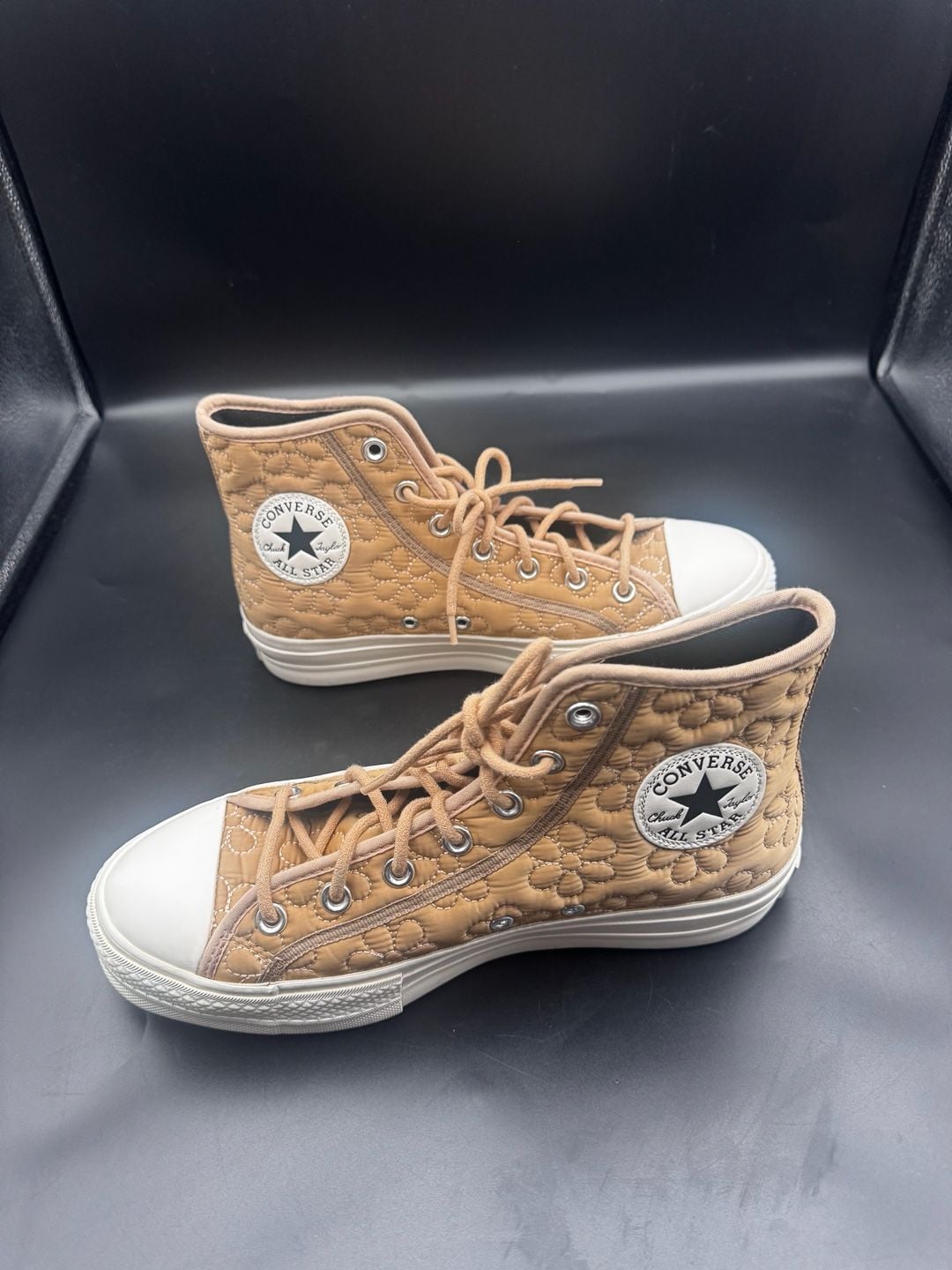 Converse Women's Chuck Taylor All Star Lift Platform High 'Quilted' Epic Dune 5