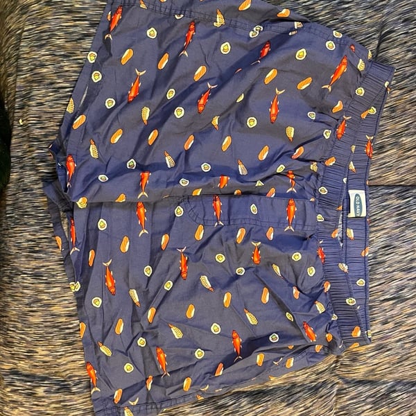 Old Navy Men's Sushi Print Cotton Boxer Shorts