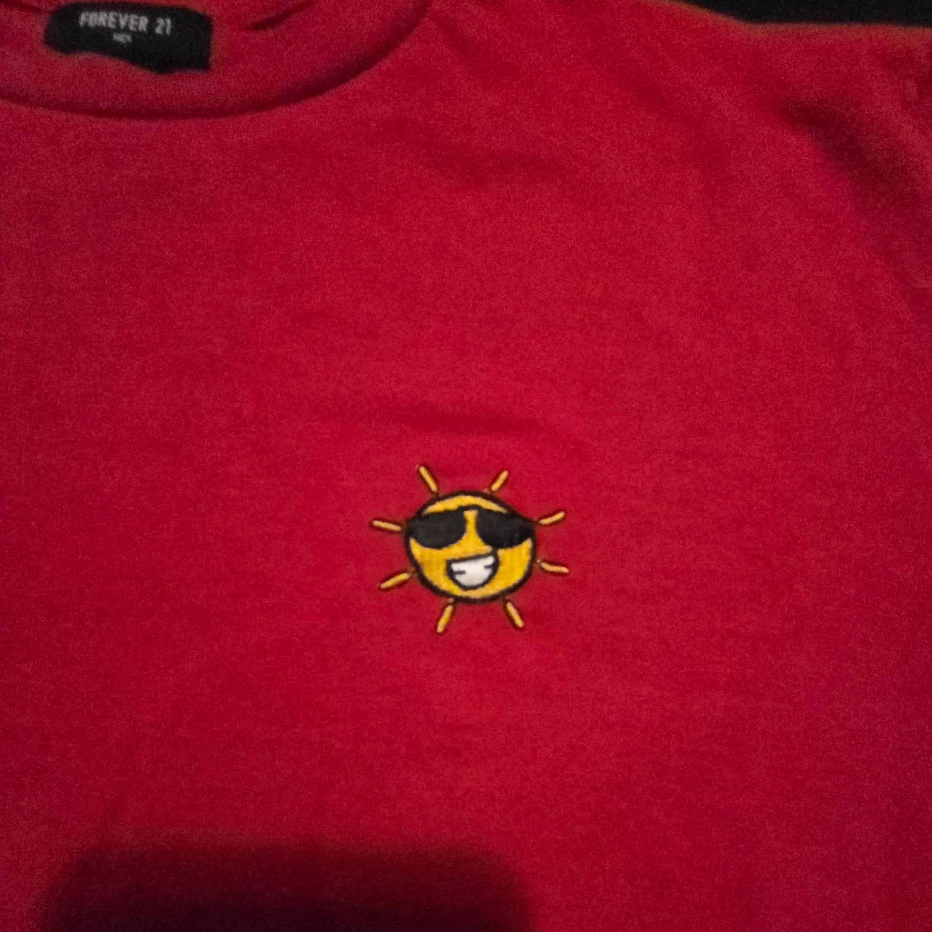 Forever 21 Men's Sun Graphic Tee Large 3