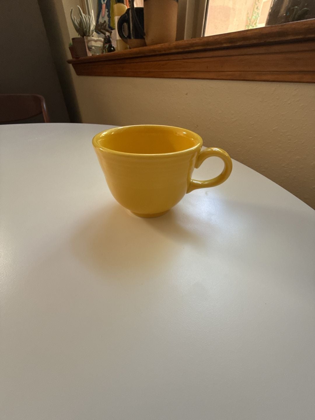 Fiesta SUNFLOWER Homer Laughlin Flat Cup - Fiestaware 1