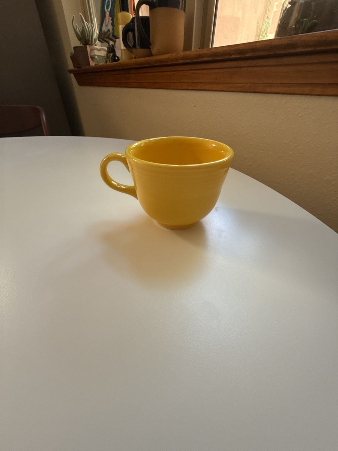 Fiesta SUNFLOWER Homer Laughlin Flat Cup - Fiestaware 2