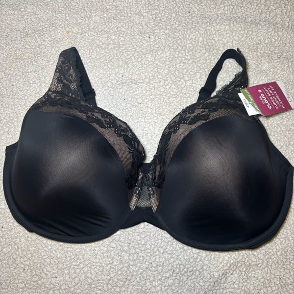 Olga Cloud 9 Super Soft Light Lift Underwire Bra GF7961A Black 42DD
