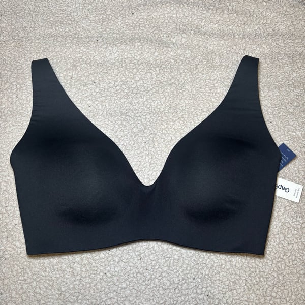 GapBody Everyday Wirefree Bra in Black, Size 36D