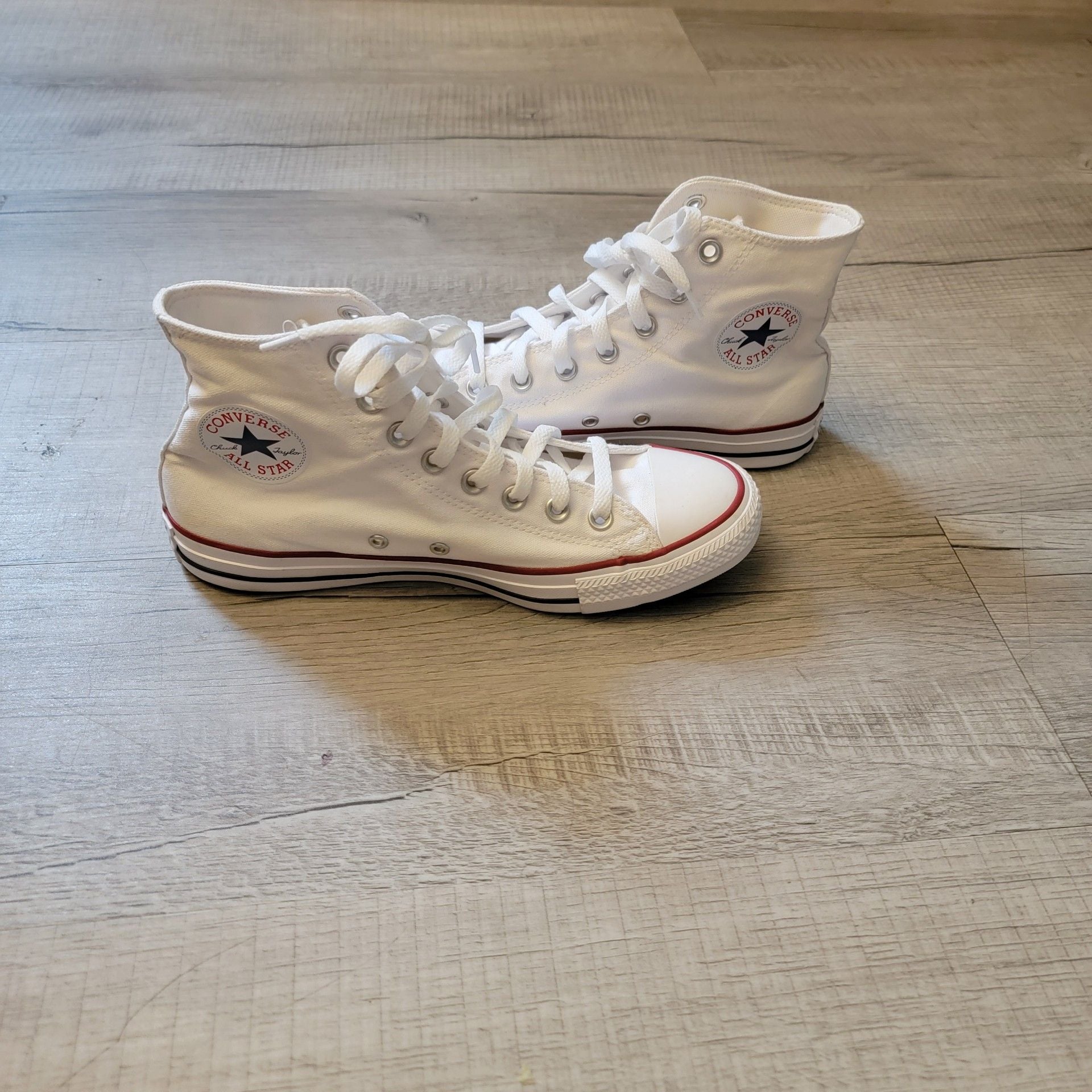 Converse Chuck Taylor All Star High Top Optical White Sneakers 3