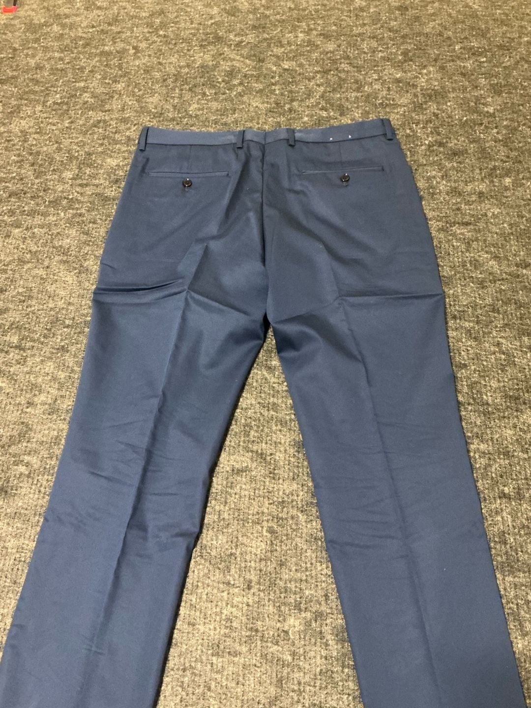 Express Photographer Slim Fit Blue Suit Jacket and Matching Trousers 12