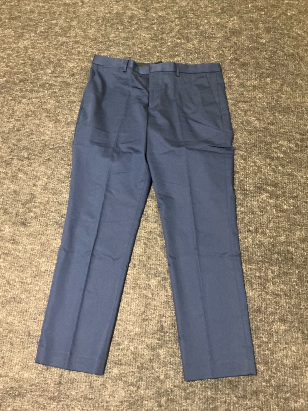 Express Photographer Slim Fit Blue Suit Jacket and Matching Trousers 18
