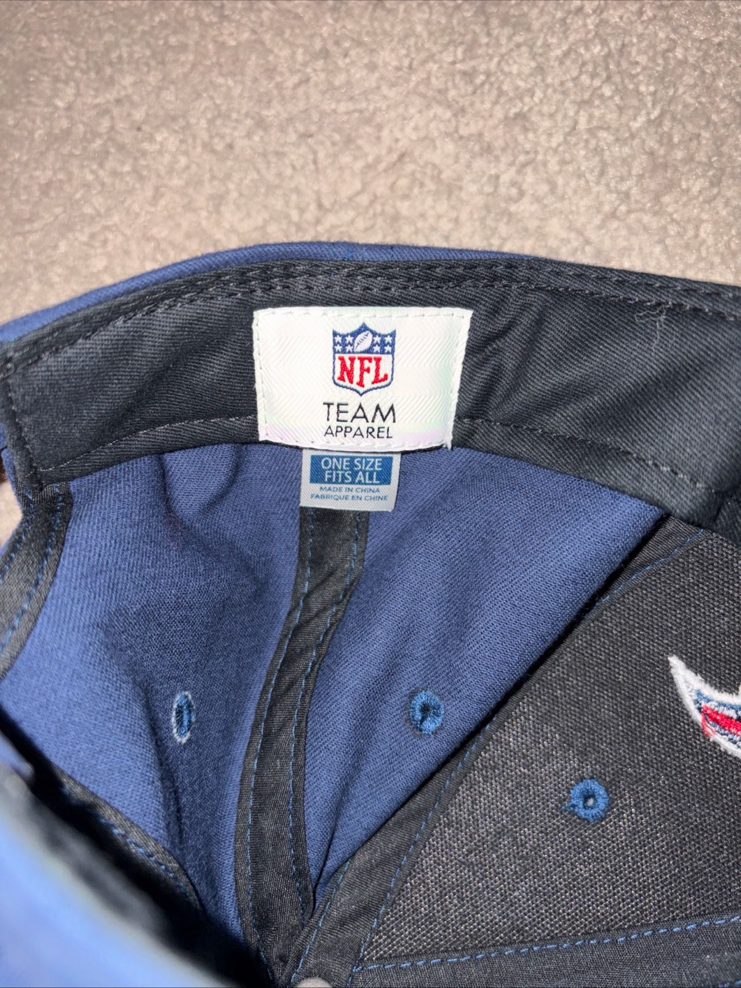 Tennessee Titans NFL Team Apparel Navy Adjustable Hat Childrens 5