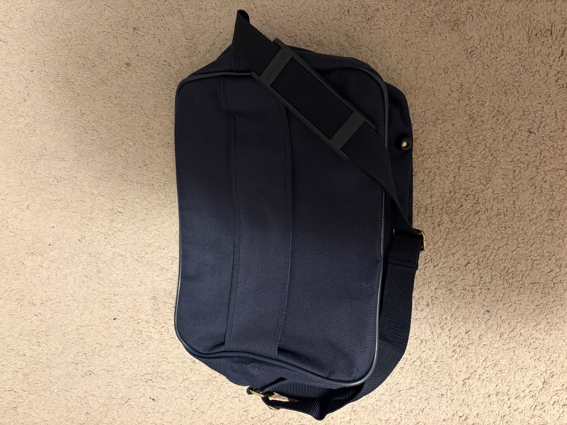 Jaguar Vintage Navy Blue Travel Shoulder Bag 6