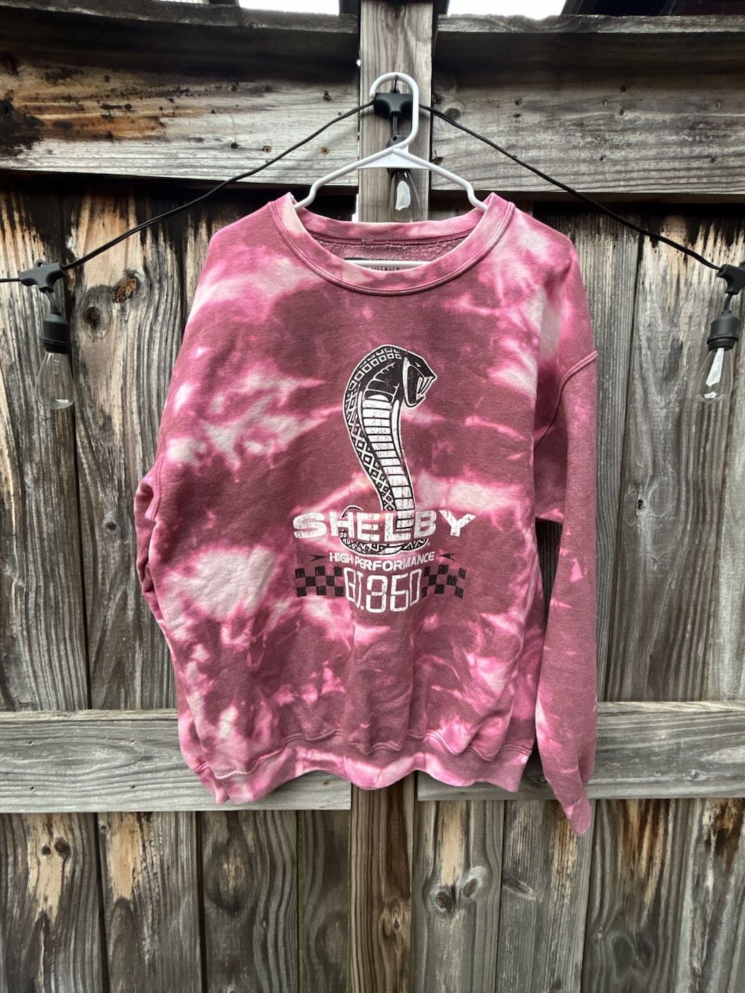 Racing Motorsport Tie-Dye Crewneck Sweatshirt Large 2
