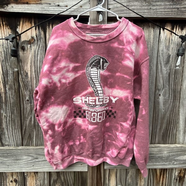 Racing Motorsport Tie-Dye Crewneck Sweatshirt Large