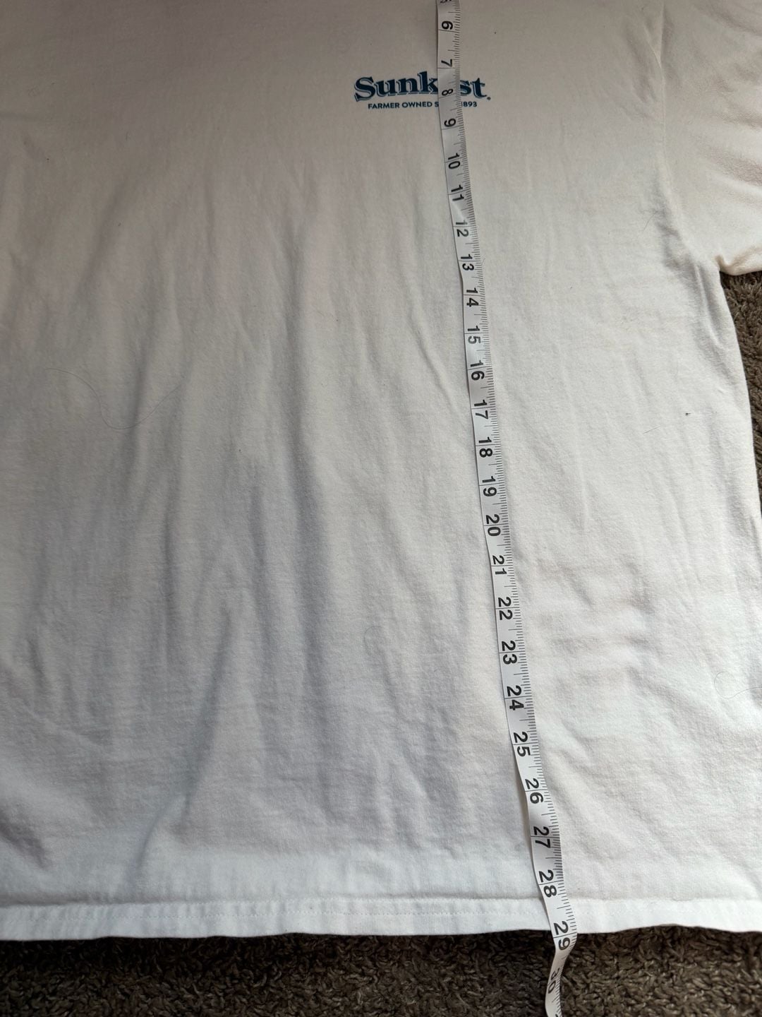 Sunkist Men’s White Citrus Graphic Tee Size Large 3