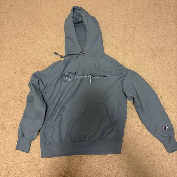 Champion Reverse Weave Men's Script Logo Pullover Hoodie