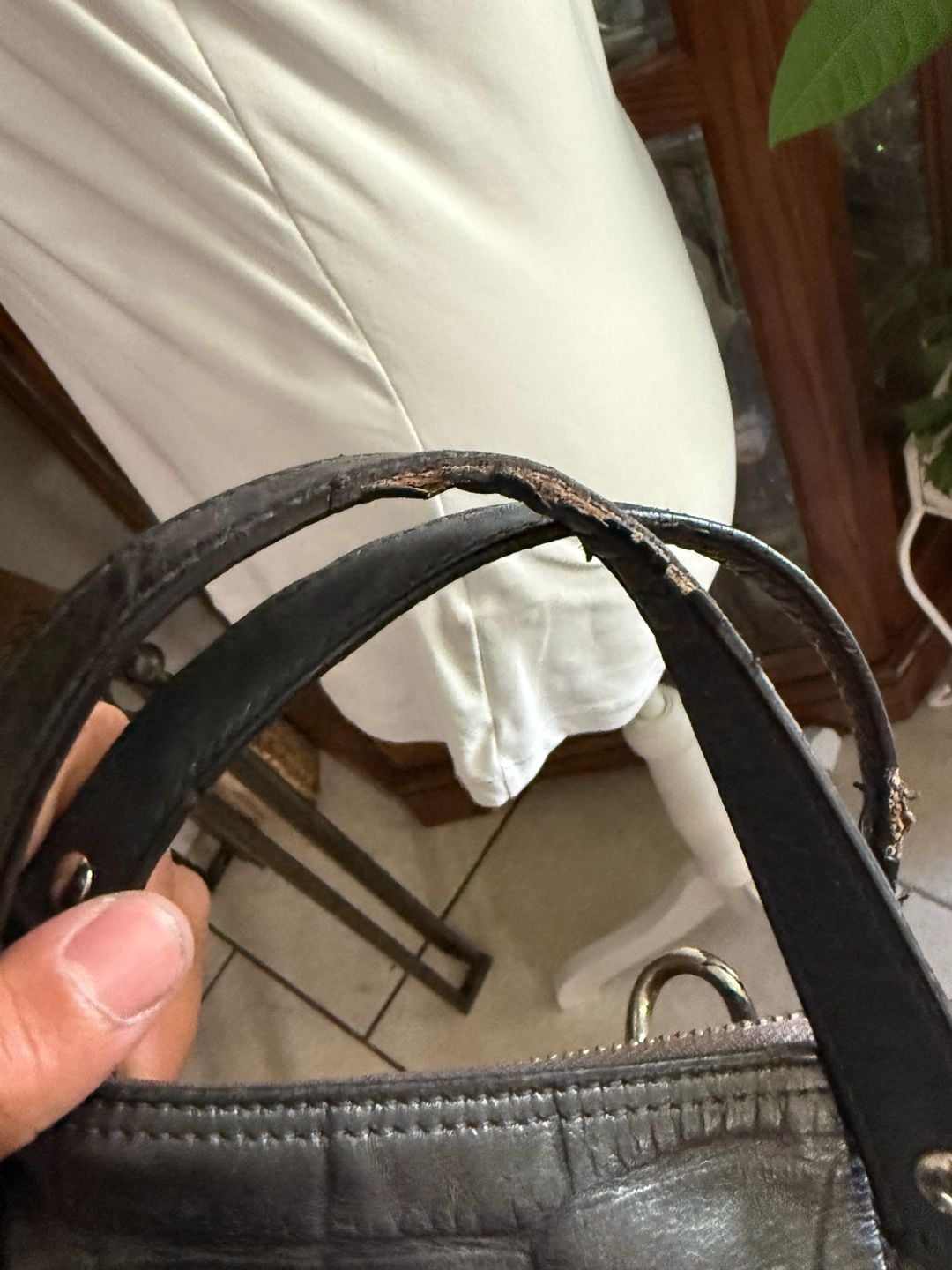 Coach Ashley Croc-Embossed Satchel 4