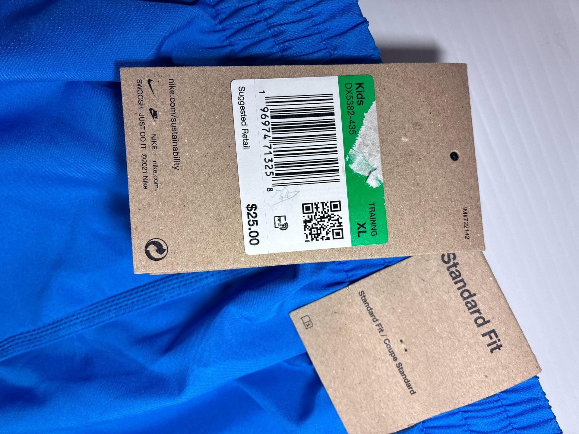 Nike Kids Training Standard Fit Volley Shorts Royal Blue XL 5